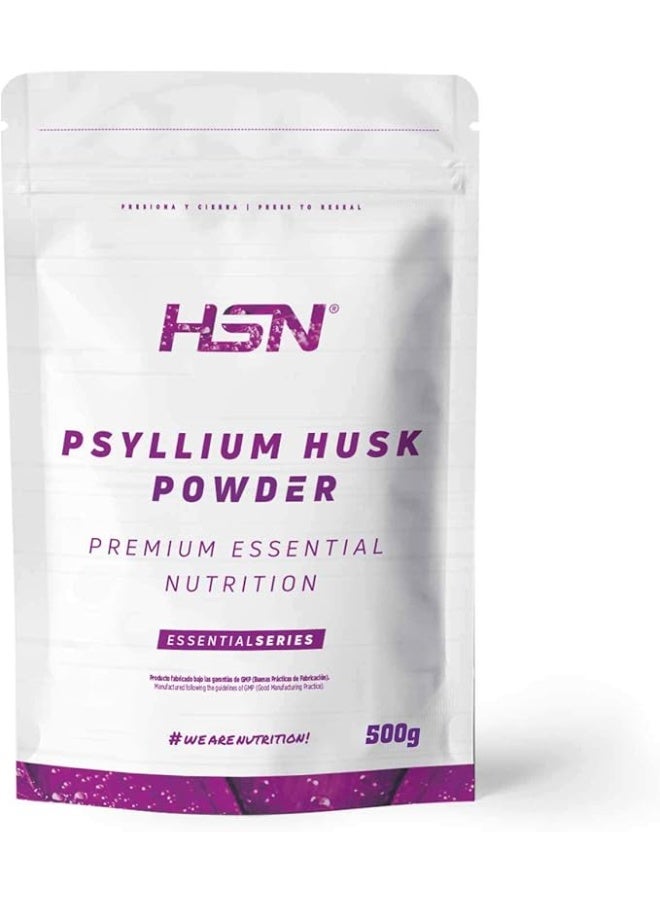 أتش أس أن مسحوق قشور السيليوم من HSN، نباتي، خالٍ من الغلوتين (500 غرام) - Image 1